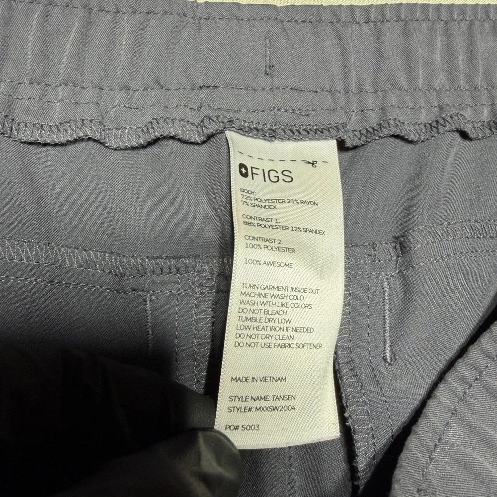 FIGS Scrub Pants Men XL Graphite Grey Tansen Jogger Technical Collection 6973